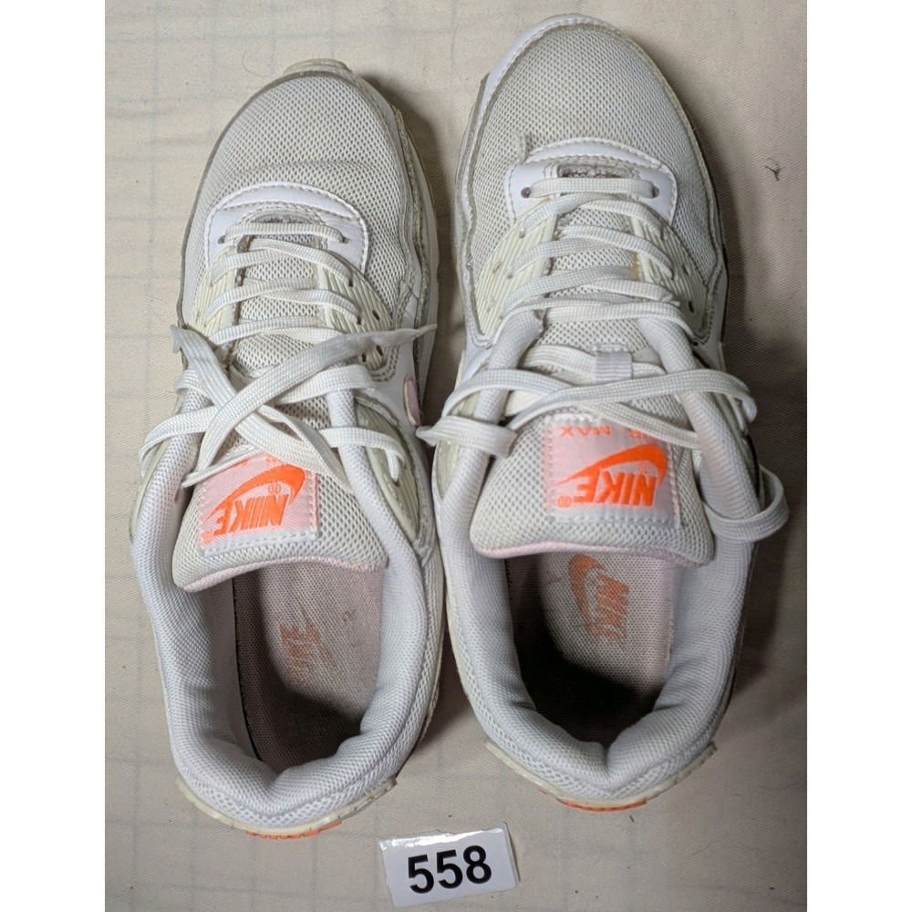 Nike Air Max 90 Shoes Womens Size 8.5 White Pink Gray CZ0371-100 Running Sneaker - Picture 5 of 7